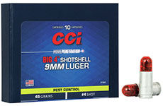 Pest Control Big 4™ Shotshell 9mm Luger 4 Shot Size