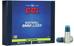 Pest Control Shotshell 9mm Luger 12 Shot Size